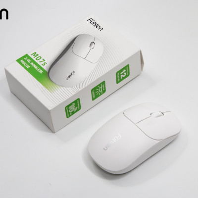Chuột không dây Fuhlen M07s Wireless, Công thái học, Tặng kèm pin- Hàng chính hãng