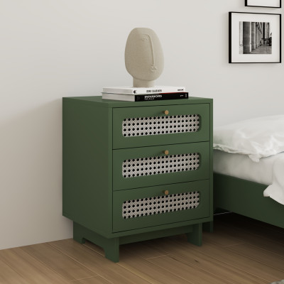 [Happy Home Furniture] MEYDAN, Táp đầu giường 3 ngăn , 48cm x 40cm x 60cm ( DxRxC), THK_077