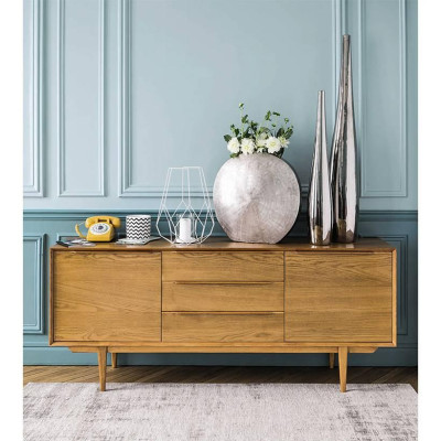 Tủ trữ đồ lớn Portobello phong cách Vintage gỗ tự nhiên