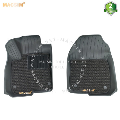Thảm lót sàn 2 lớp xe ô tô Honda CRV 2018+ Nhãn hiệu Macsim 3W chất liệu nhựa TPE đúc khuôn cao cấp - màu đen