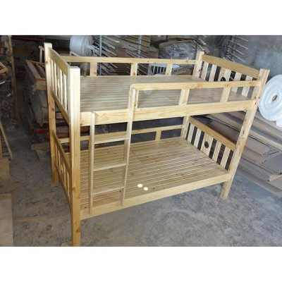 Giường 2 Tầng Nhật Ninja Gỗ Tự Nhiên Chịu Lực Tốt Và Vạt Giường Khít- TN