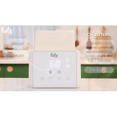 Máy Hâm Sữa Tiệt Trùng Điện Tử Duo 3 Fatzbaby Fb3093Vn