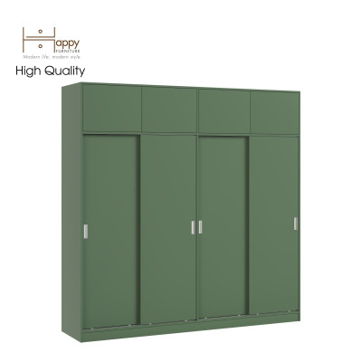 [Happy Home Furniture] ELEGANT, Tủ quần áo cửa lùa 2m2x2m2 , 220cm x 54cm x 220cm ( DxRxC), TCL_007