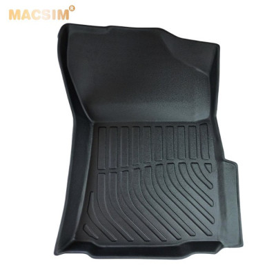 Thảm lót sàn xe ô tô Toyota Fortuner/Innova 2017-2022+ (sd)Nhãn hiệu Macsim chất liệu nhựa TPE cao cấp màu đen