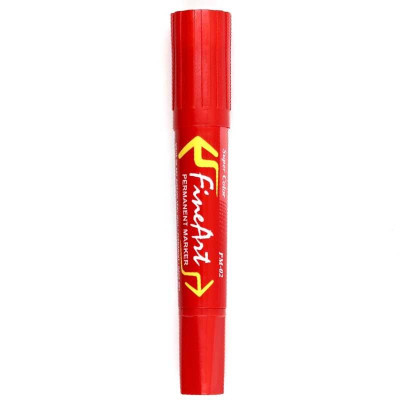 Bút Lông Dầu Queen PM-02 - Mẫu 1 - Mực Đỏ