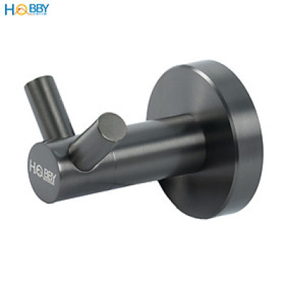 Móc treo đồ có 2 chấu inox 304 sơn đen Hobby home decor 2CX