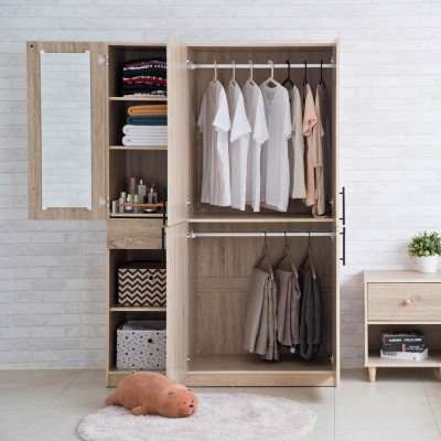 TỦ QUẦN ÁO HIỆN ĐẠI 5 CÁNH ECOFURNIX GT2121