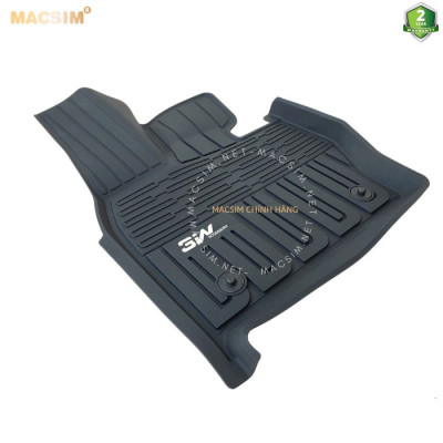 Thảm lót sàn xe ô tô LANDROVER RANGE ROVER 2023 new nhãn hiệu Macsim 3W - chất liệu nhựa TPE đúc khuôn cao cấp - màu đen