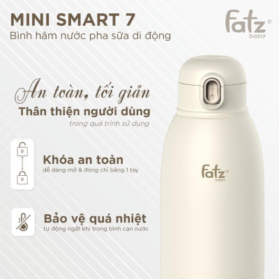 Bình Đun Nước Pha Sữa Di Động FATZBABY Các Dòng MINI SMART - Hàng Chính Hãng