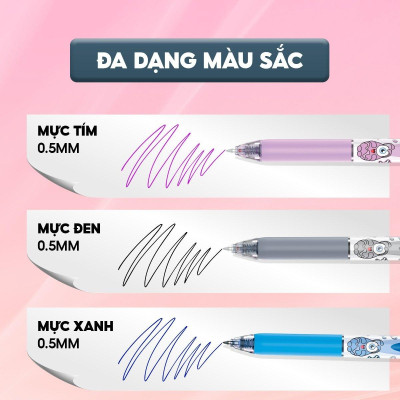 Hộp 20 Bút Gel Xóa Được Mondee 0.5 mm - Điểm 10 TP-GELE-003 - Mực Xanh