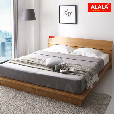 Giường thấp ALALA34 / Miễn phí vận chuyển và lắp đặt tận nơi/ Đổi trả 30 ngày/ Sản phẩm được bảo hành 5 năm từ thương hiệu ALALA/ Chịu lực 700kg