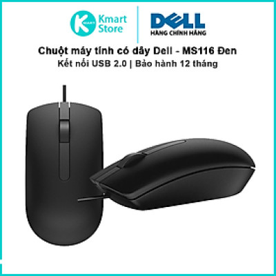 Chuột có dây Dell MS116-Hàng chính hãng