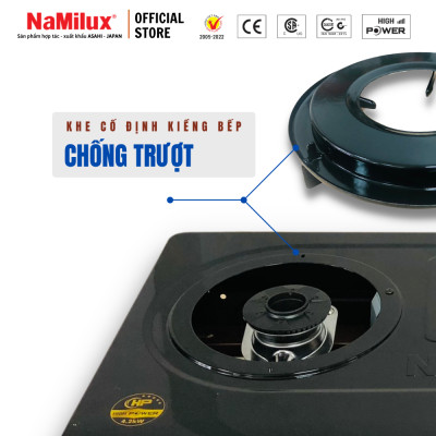 Bếp Gas Đôi Cao Cấp NaMilux DL2063BPF/NH-D3036BPF│Công suất cực đại 4.2kW│Hàng Chính Hãng