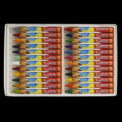 Hộp 24 Bút Màu Sáp Dino - Smartkids CR03