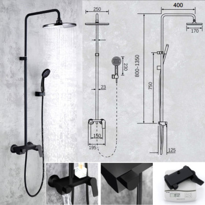 BỘ SEN TẮM ĐỒNG THAU NÓNG LẠNH EUROVINTO CAO CẤP MÃ 3523B-YX