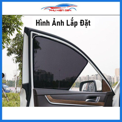 Bộ rèm che nắng ô tô nam châm theo xe Territory 2022-2023-2024 chắn nắng tốt, lắp đặt đơn giản, tiện lợi
