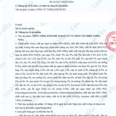 Combo 3 Hộp Nước Uống Bổ Sung Enzyme Chiết Xuất Từ Trái Cây và Rau Củ Hỗ Trợ Tiêu Hoá, Thanh Lọc Cơ Thể Coolvita - Hộp 7 Túi
