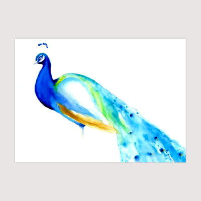 Giấy vẽ màu nước A6 lỡ vẽ các hình dễ thương, giấy vẽ chuyên dụng có vân nhập từ Ý, chất giấy 224gsm 40 tờ CTB784 Green Art - Hàng chính hãng