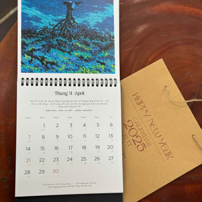 LỊCH BÀN ẤT TỴ 2025: KHU VƯỜN VĂN CHƯƠNG – Nhã Nam