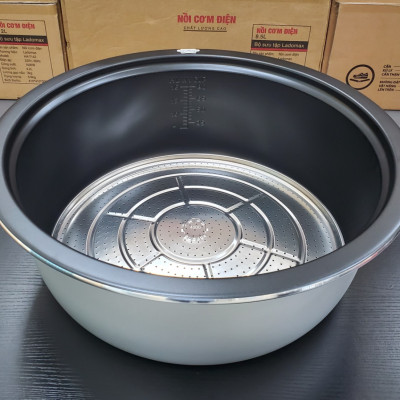 Nồi cơm điện công nghiệp 8.5L Ladomax có vỉ inox chống nấu cơm cháy, dùng cho quán cơm, nhà xưởng, căn tin-Hàng chính hãng