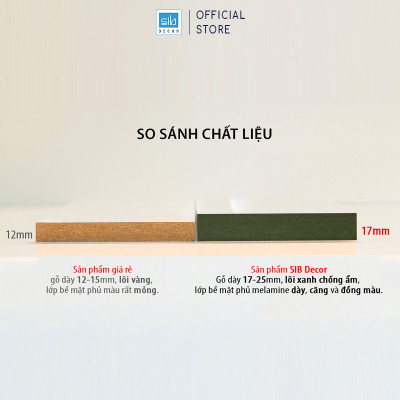 Kệ Đầu Giường Đơn Giản Mà Đẹp SIB Decor KDG13