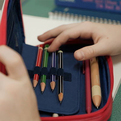 Hộp đựng bút cho bé Zoyzoii chính hãng bằng vải nhiều ngăn mã B20 - Hàng chính hãng