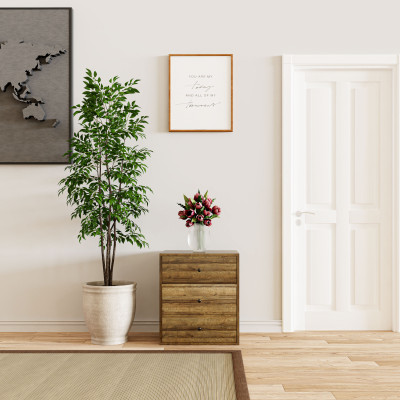 HAPPY FURNITURE , ZACY - Tủ lưu trữ 3 ngăn kéo , THK_214 , 55cm x 45cm x 63cm DxRxC, Sản phẩm phổ thông