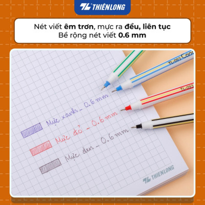 Combo 5-10-20 Bút Bi Thiên Long TL-093