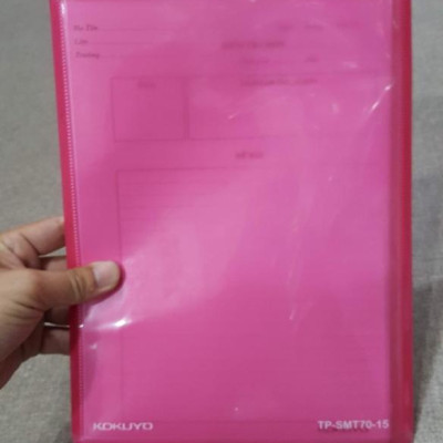 Bộ Túi Kiểm Tra Campus TP-SMT70-15 - Bao Bìa Màu Hồng