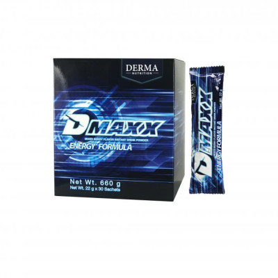 DMAXX thức uống bổ sung vitamin năng lượng có đường DAMODE 21 gói dùng thử màu xanh