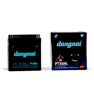 Ắc quy khô miễn bảo dưỡng Đồng Nai PTX6HL | 12V - 5Ah