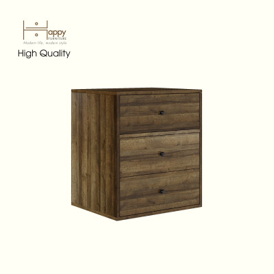 HAPPY FURNITURE , ZACY - Tủ lưu trữ 3 ngăn kéo , THK_214 , 55cm x 45cm x 63cm DxRxC, Sản phẩm phổ thông