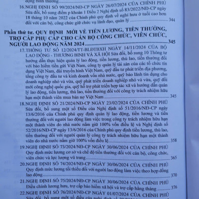 Sách Bộ Luật Lao Động – Quy Định Về Quản Lý Lao Động, Tiền Lương Và Tiền Thưởng Đối Với Công Chức, Viên Chức, Người Lao Động (V2532D)