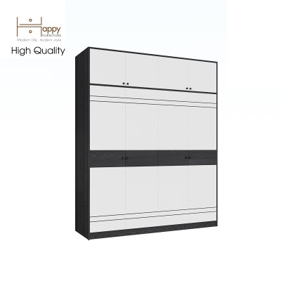 [Happy Home Furniture] TAKO, Tủ quần áo 8 cửa mở , 180cm x 54cm x 220cm ( DxRxC), TCM_141