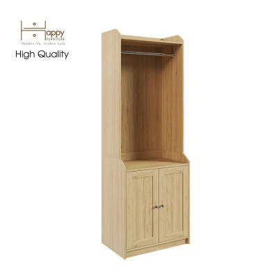 [Happy Home Furniture] CANA,  Tủ treo quần áo - 2 cửa mở,  70cm x 46cm x 199cm ( DxRxC), TCM_003