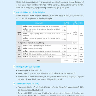 Chinh Phục Đề Thi HSK 3 (Kèm Giải Thích Ngữ Pháp Chi Tiết) _MEGA