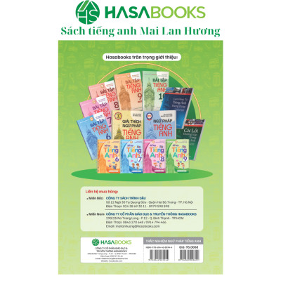 Combo 2 Cuốn Ngữ Pháp Tiếng Anh Dành Cho Học Sinh +Trắc Nghiệm Ngữ Pháp Tiếng Anh