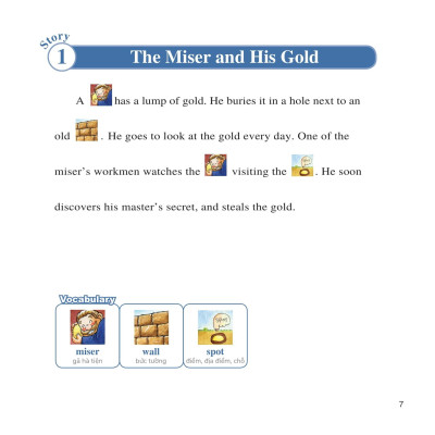 Learn English With Fables 5 - Học Tiếng Anh Qua Truyện Ngụ Ngôn - Tập 5: The Miser And His Gold - Gã Hà Tiện Và Thỏi Vàng