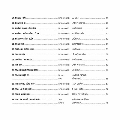 Tuyển Tập Những Ca Khúc Trữ Tình - Trang Nhật Ký 