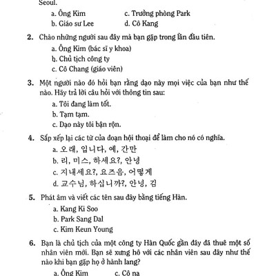 Học Tiếng Hàn Cho Người Bận Rộn