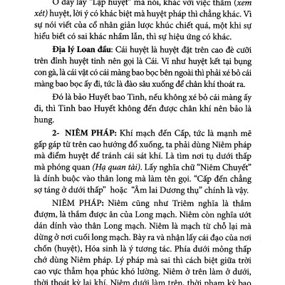 Quyết Địa Tinh Thư - Điểm Huyệt Bộ - Tập 2 - Võ Văn Ba
