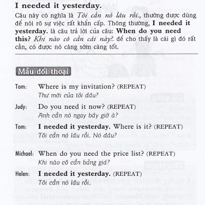 Học Nói Tiếng Anh 5 Phút Mỗi Ngày - Tập 1 (Kèm CD)