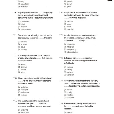 Complete TOEIC Reading Comprehension