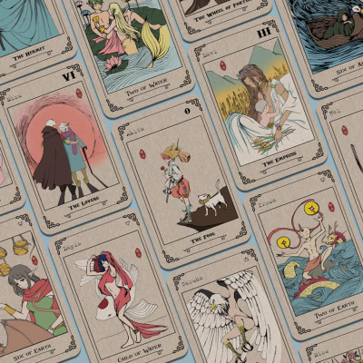 EKOLAND TAROT (Bộ Bài & Sách Hướng Dẫn) - Bản Quyền