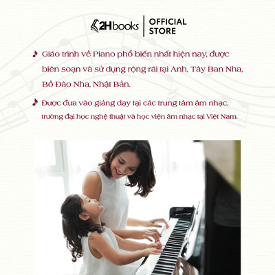 Sách- Phương Pháp Hồng Năm Thứ Nhất Với Đàn PIANO, Tập 1- Giáo Trình dạy PIANO nổi tiếng của Pháp (Tái Bản 2024)- 2HBooks