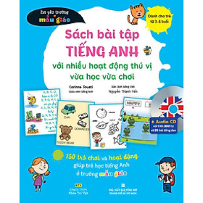 Sách bài tập tiếng Anh với nhiều hoạt động thú vị vừa học vừa chơi (kèm CD)