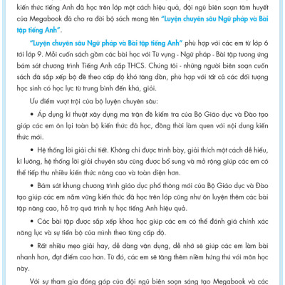 Luyện Chuyên Sâu Ngữ Pháp Và Bài Tập Tiếng Anh 6 - Tập 2 (Theo Chương Trình Global Success) _MEGA