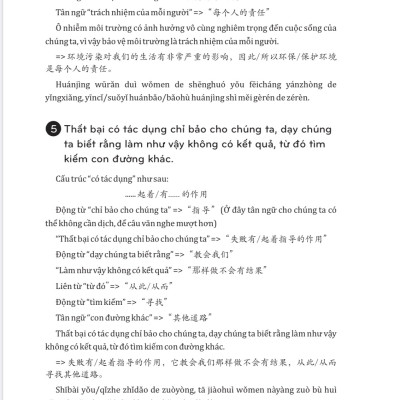 Phân tích đáp án các bài luyện dịch Tiếng Trung