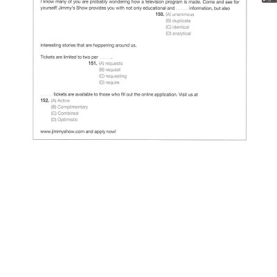 Complete TOEIC Reading Comprehension