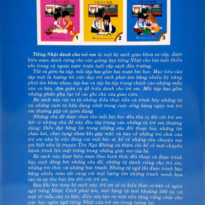 Tiếng Nhật Dành Cho Trẻ Em - Tập 3
